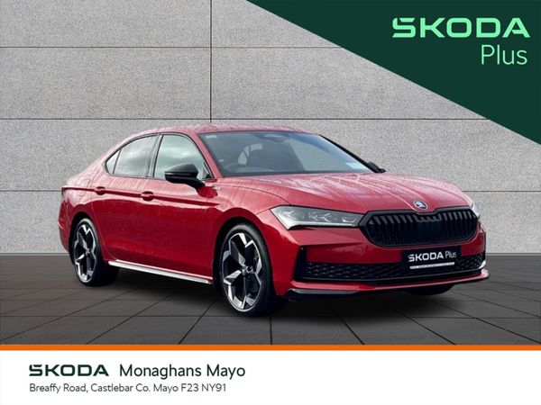 Skoda Superb Saloon, Diesel, 2025, Red