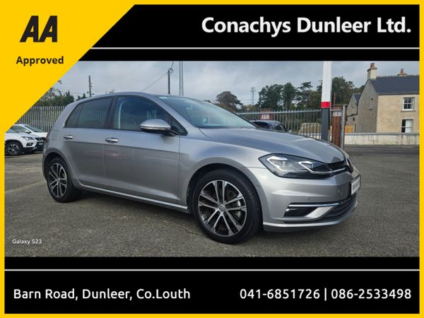 Volkswagen Golf Hatchback, Diesel, 2020, Silver