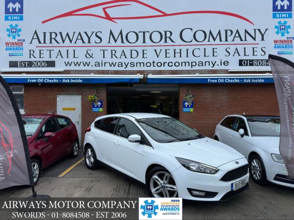 Ford Focus Hatchback, Petrol, 2015, White