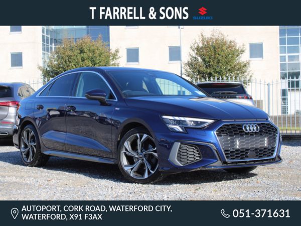 Audi A3 Saloon, Petrol, 2022, Blue