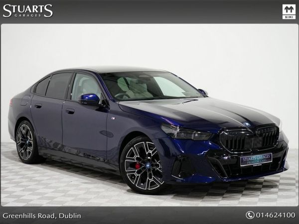 BMW 5-Series Saloon, Petrol Plug-in Hybrid, 2024, Blue