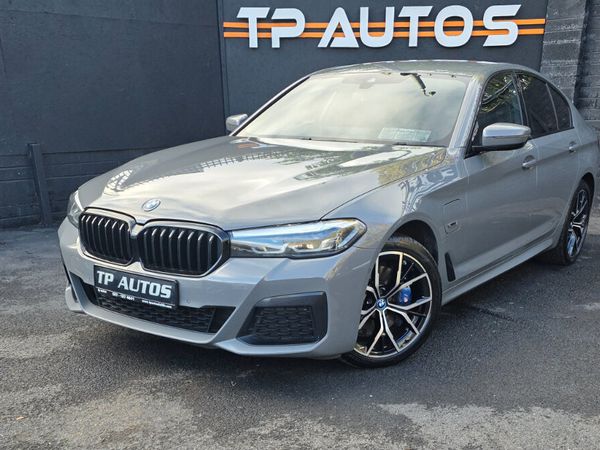BMW 5-Series Saloon, Petrol Hybrid, 2022, Grey