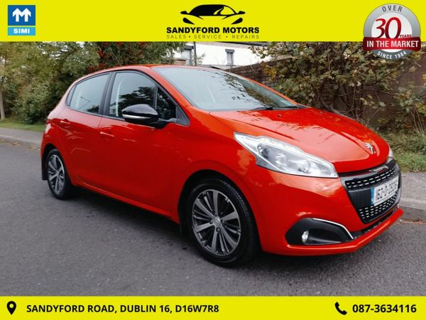 Peugeot 208 Hatchback, Petrol, 2016, Orange