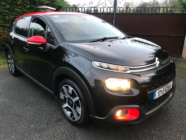 Citroen C3 Hatchback, Petrol, 2017, Black