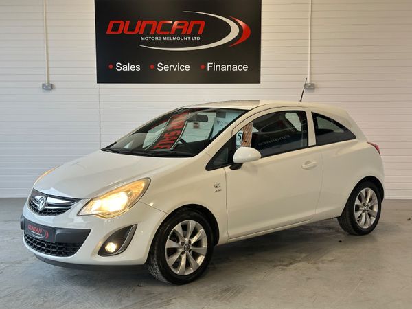 Vauxhall Corsa Hatchback, Petrol, 2012, White