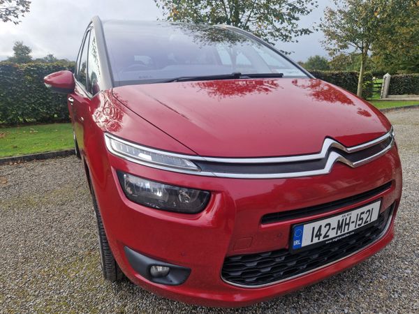 Citroen Grand C4 Picasso Hatchback, Diesel, 2014, Red