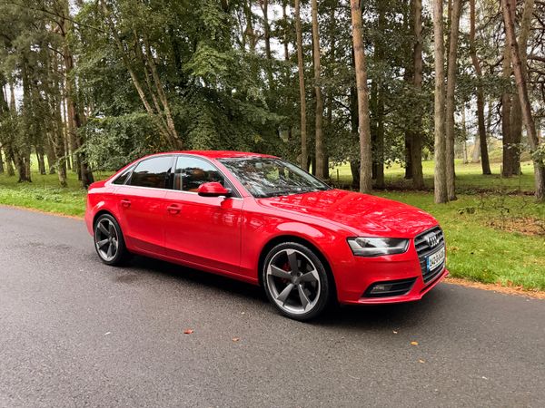 Audi A4 Saloon, Diesel, 2014, Red