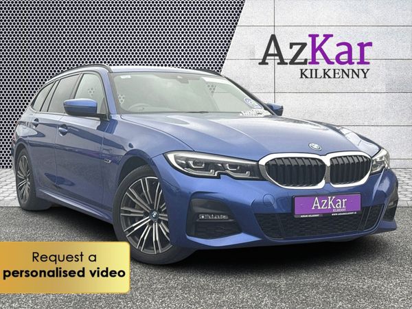BMW 3-Series Estate, Petrol Plug-in Hybrid, 2021, Blue