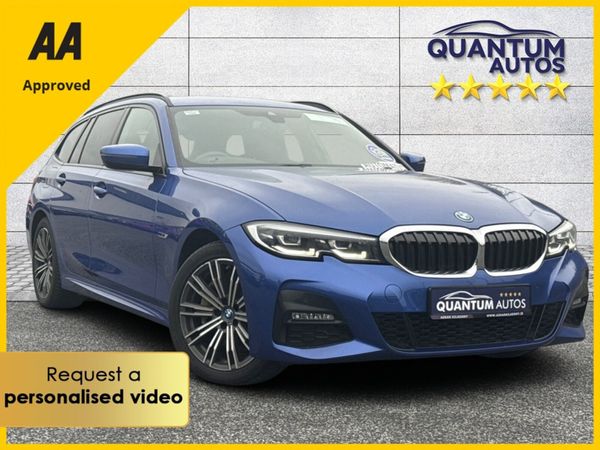 BMW 3-Series Estate, Petrol Plug-in Hybrid, 2021, Blue