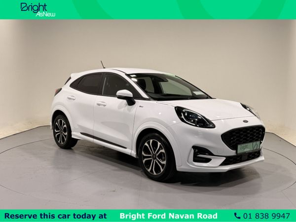 Ford Puma MPV, Petrol Hybrid, 2022, White