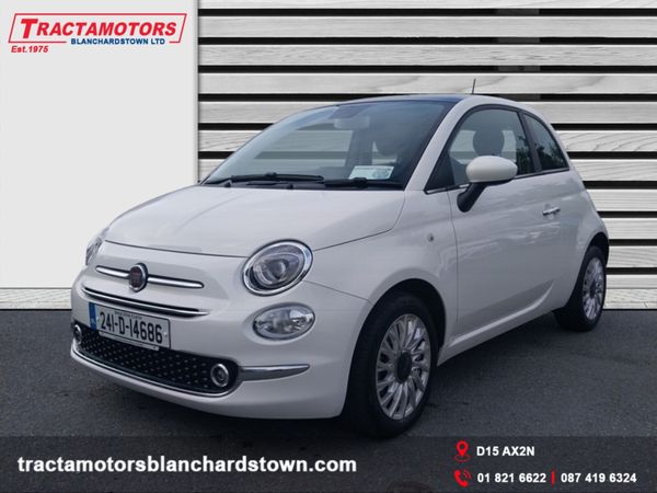 Fiat 500 Hatchback, Petrol, 2024, White