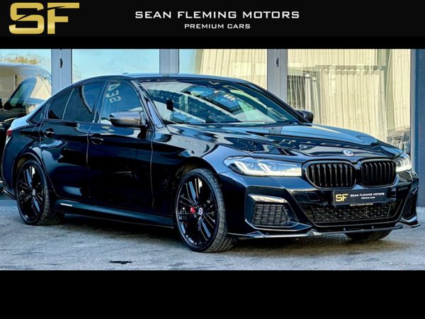 BMW 5-Series Saloon, Petrol Plug-in Hybrid, 2023, Black