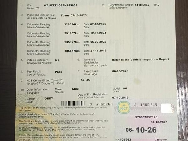 Audi A6 Saloon, Diesel, 2014, Grey