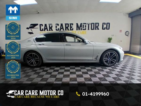 BMW 7-Series Saloon, Petrol Plug-in Hybrid, 2017, Silver