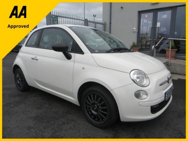 Fiat 500 Hatchback, Petrol, 2015, White