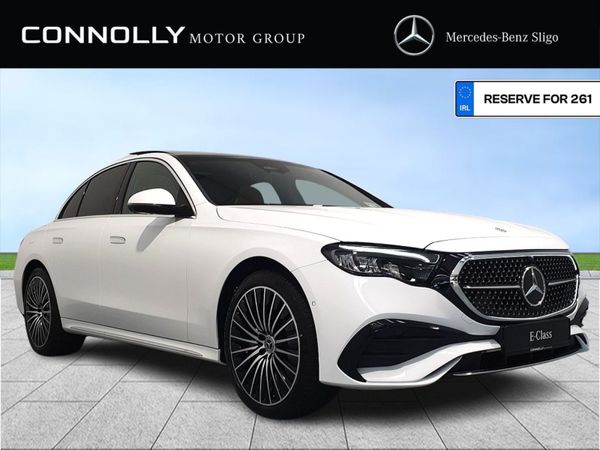 Mercedes-Benz E-Class Saloon, Diesel Plug-in Hybrid, 2025, White