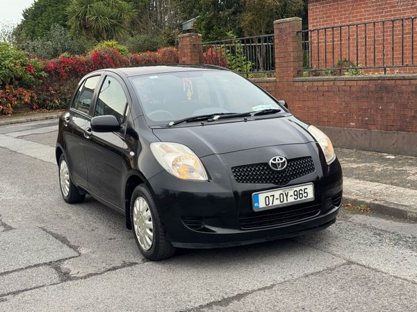 Toyota Yaris Hatchback, Petrol, 2007, Black