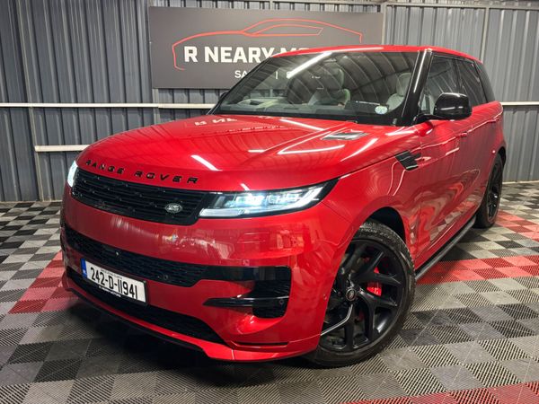 Land Rover Range Rover Sport SUV, Petrol Plug-in Hybrid, 2024, Red