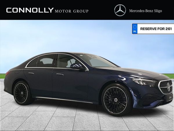 Mercedes-Benz E-Class Saloon, Petrol Plug-in Hybrid, 2025, Blue
