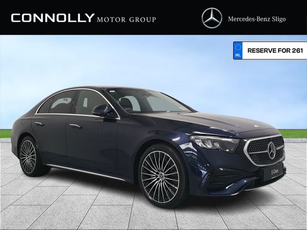 Mercedes-Benz E-Class Saloon, Diesel Plug-in Hybrid, 2025, Blue