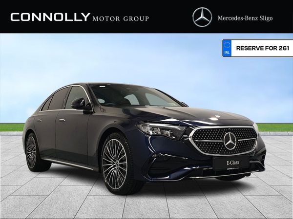 Mercedes-Benz E-Class Saloon, Diesel Plug-in Hybrid, 2025, Blue