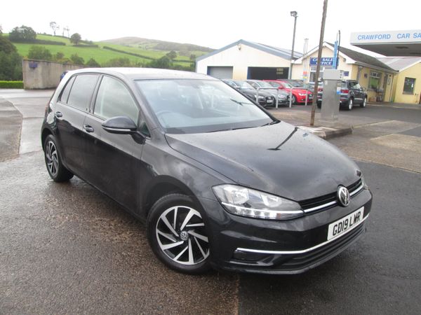 Volkswagen Golf Hatchback, Diesel, 2019, Black