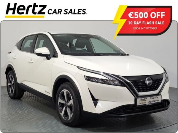 Nissan Qashqai MPV, Petrol Hybrid, 2023, White