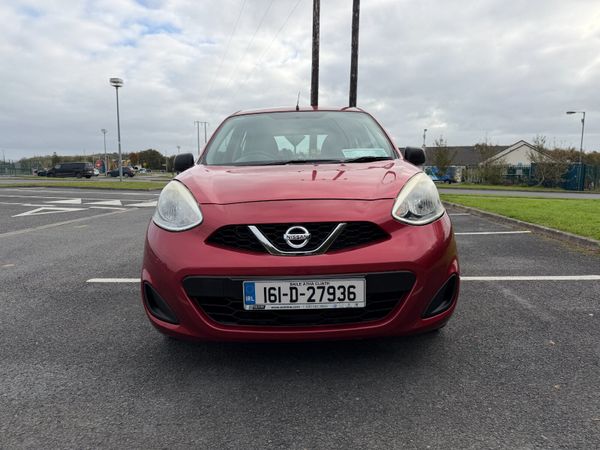 Nissan Micra Hatchback, Petrol, 2016, Red