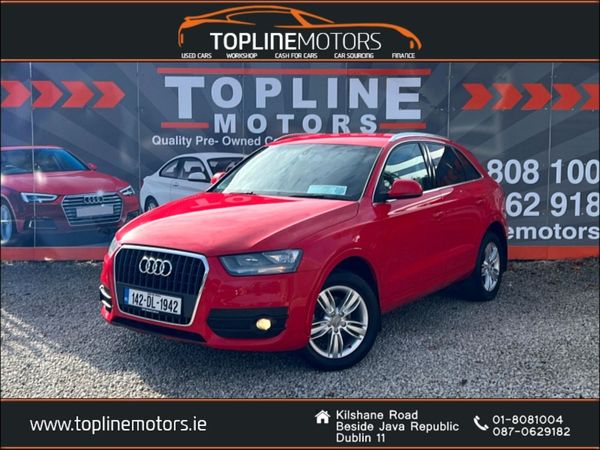 Audi Q3 SUV, Diesel, 2014, Red