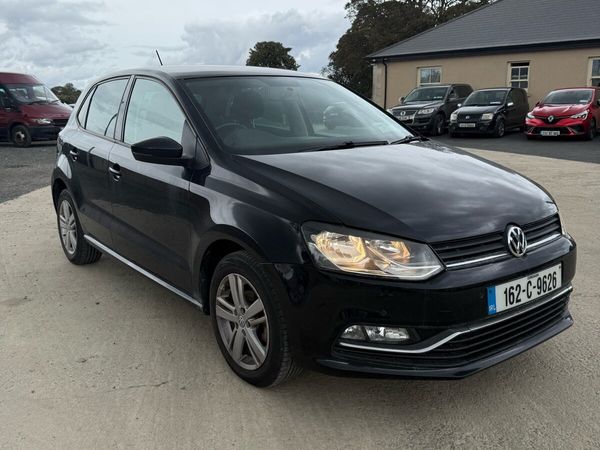 Volkswagen Polo Hatchback, Petrol, 2016, Black