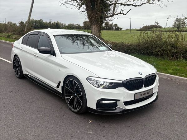 BMW 5-Series Saloon, Diesel, 2017, White