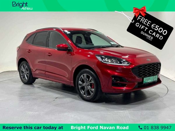 Ford Kuga MPV, Petrol Plug-in Hybrid, 2022, Red