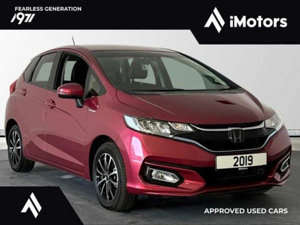 Honda Fit Hatchback, Petrol Hybrid, 2019, Red