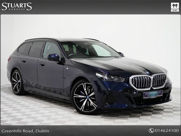 BMW 5-Series Estate, Petrol Plug-in Hybrid, 2025, Black