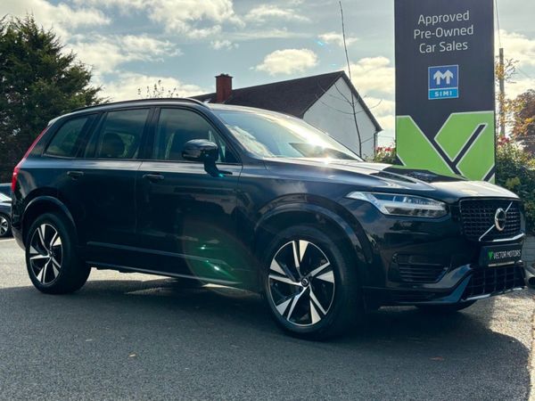 Volvo XC90 SUV, Petrol Plug-in Hybrid, 2024, Black