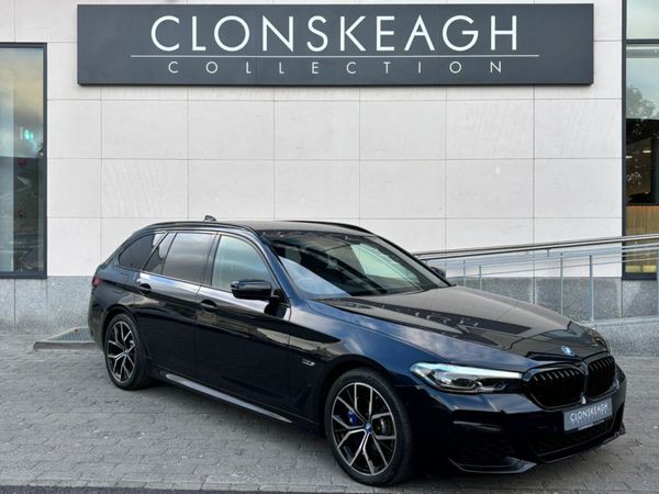 BMW 5-Series Estate, Petrol Plug-in Hybrid, 2024, Black