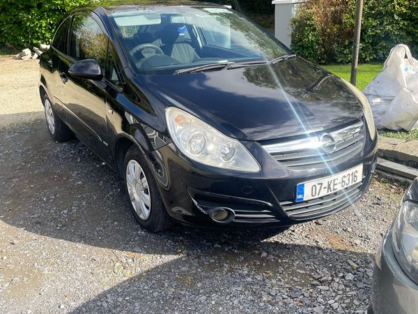Opel Corsa Hatchback, Petrol, 2007, Black