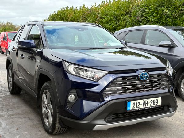 Toyota RAV4 SUV, Petrol Hybrid, 2021, Blue
