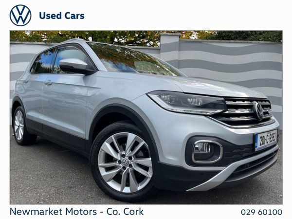 Volkswagen T-Cross SUV, Petrol, 2020, Silver