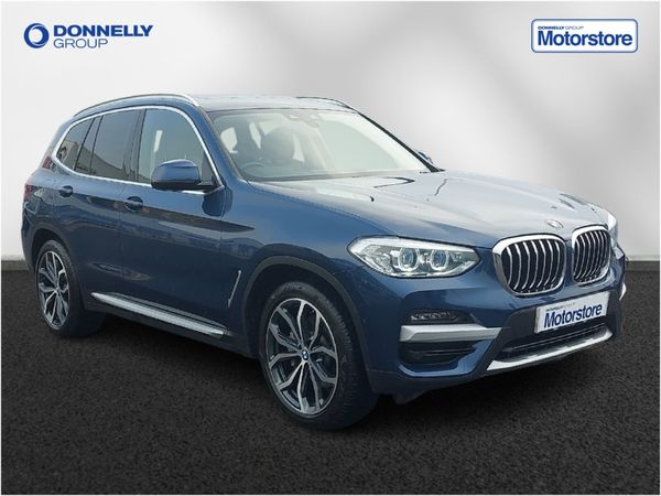 BMW X3 Estate, Petrol Hybrid, 2021, Blue
