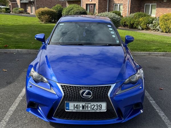 Lexus IS Saloon, Petrol Hybrid, 2014, Blue