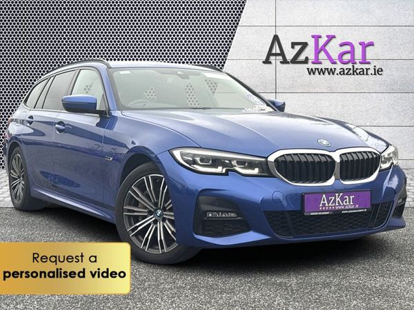 BMW 3-Series Estate, Petrol Plug-in Hybrid, 2021, Blue