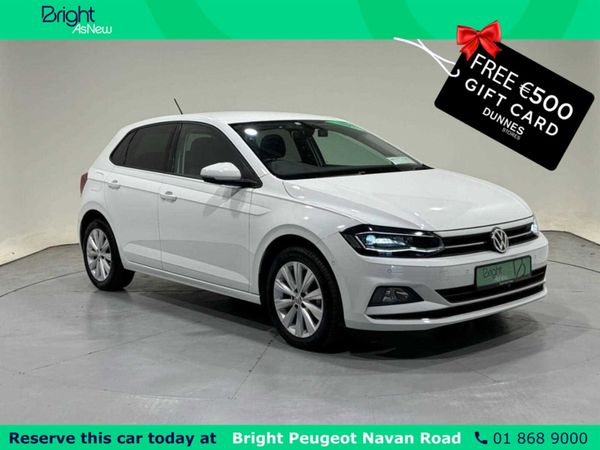 Volkswagen Polo Hatchback, Petrol, 2019, White