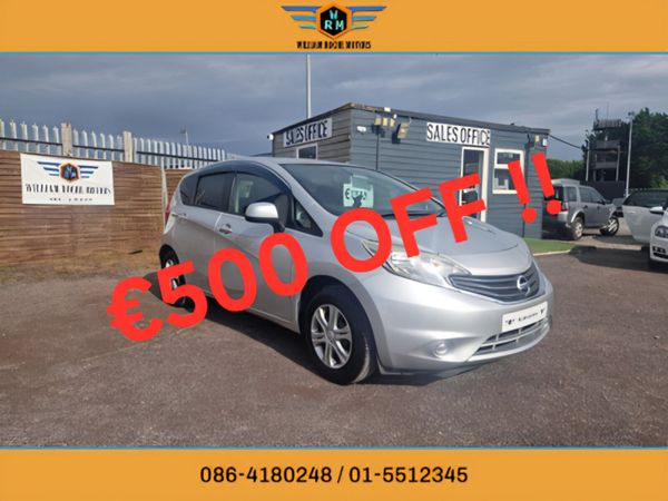 Nissan Note Hatchback, Petrol, 2014, Silver