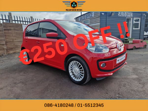 Volkswagen up! Hatchback, Petrol, 2014, Red