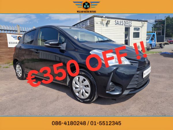 Toyota Vitz Hatchback, Petrol, 2019, Black