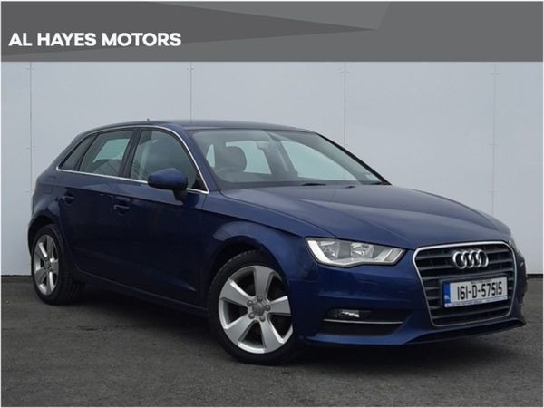 Audi A3 Hatchback, Diesel, 2016, Blue