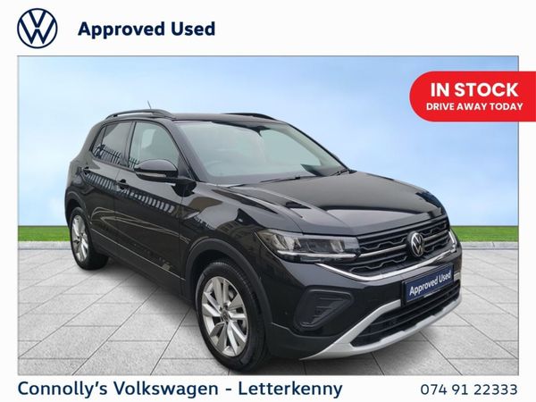 Volkswagen T-Cross Hatchback, Petrol, 2025, Black