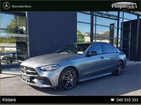 Mercedes-Benz C-Class Saloon, Diesel Hybrid, 2022, Grey