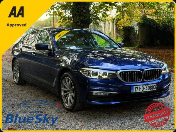 BMW 5-Series Saloon, Diesel, 2017, Blue